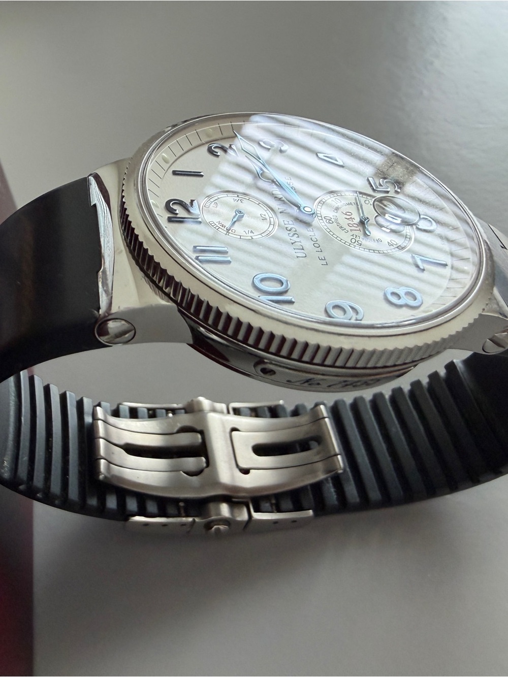 Ulysse Nardin Maxi Marine 41mm Auto White Dial w/ Box - Picture 6 of 9